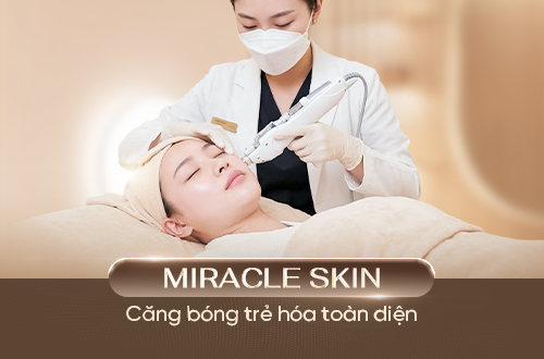Căng bóng da Miracle Skin: Công nghệ trẻ hóa Nhật Bản tại Aqua Clinic
